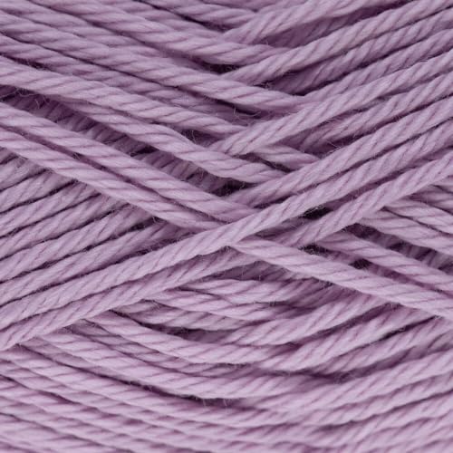 Troyarn Desert Giza Cotton (4- Skeins Pack) 100% Mercerized Giza Cotton Yarn Super Fino Worsted Weight #1 Soft Knitting and Crochet Yarn (4 x 1.76 oz) / (4 x 137 Yds) (11072 - Lilac) - color: 11072, size: 4 Skein