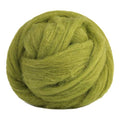 3.53oz Needle Felting Wool Roving Wool for Felting Wool Felting Supplies | Grass Green Pure Wool Chunky Yarn Spinning Wool Roving for Needle Felting Wet Felting Diy Hand Spinning - color: grass green