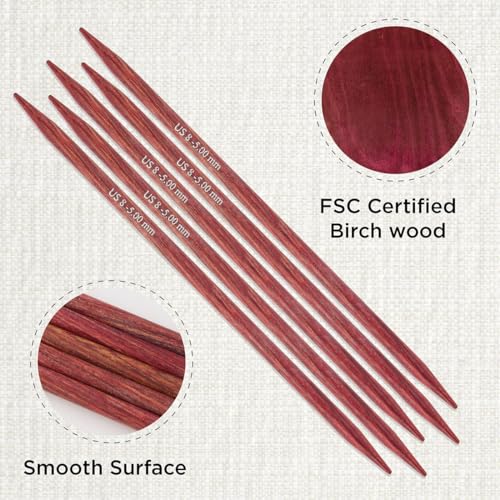 KnitPro Dreamz Double Pointed Needles 6" (15cm) | US Size 8 (5mm) - size: 5.00mm (US 8)