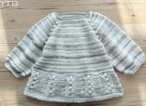 SHIKE Cloud-Mass Soft Gradient Air Yarn | 200g(7oz),458m(500yds) 8% Wool,57% Acrylic,35% Cotton Blend | Ombre Yarn for Knitting&Crochet,Cozy DIY for Scarves,Hats,Blankets&Winter Accessories (YT13) - color: YT13