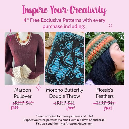 Wool Wonders #4 Worsted Weight Wool Yarn, 4-Pack (640Yds/400G), Mauve Pink | #4 Medium Weight Wool Yarn for Crocheting with Free Patterns - Variegated Aran Weight Wool Blend Yarn for Knitting - color: Mauve Pink