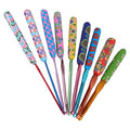 Coopay Warm Crochet Hook, Ergonomic Crochet Hooks Set w/Soft Grip | 2.0mm-6.0mm Aluminum Crochet Needles w/ Long Handle for Grandmother Crochet Yarn Craft - Premium Knitting & Crochet Supplies - color: Fresh Flowers