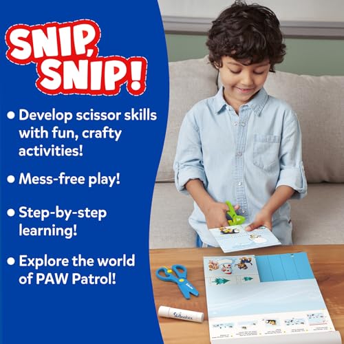 Skillmatics Snip Snip PAW Patrol, Scissor Skills, Felt Craft, Gift for Kids | Cutting Activity Book for Preschool, Safety Scissors, Fine Motor Skills, Screen-Free, Learning Toy, Toddlers, Ages 3, 4, 5 - style: 2. PAW Patrol