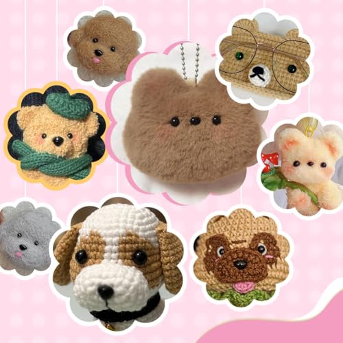 PH PandaHall 280pcs Safety Eyes Safety Noses Kit, 180pcs 5/6/8mm Crochet Eyes 100pcs 8/10mm Amigurumi Nose Black Stuffed Animal Eye with Washer for Felting Puppet Bear Teddy Bunny Craft Making
