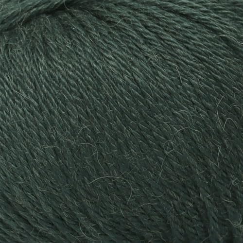 100% Baby Alpaca Yarn 3 Skeins 150g DK Weight Knitting Crochet F. Green | Made in Peru with natural warmth and softness featuring 327yd of premium fiber ideal for scarves shawls sweaters and more - color: Forest Green, size: DK