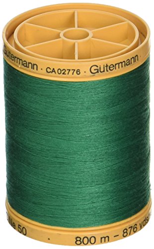 Gutermann Natural Cotton Thread Solids 876yd, Garden Green - color: Garden Green