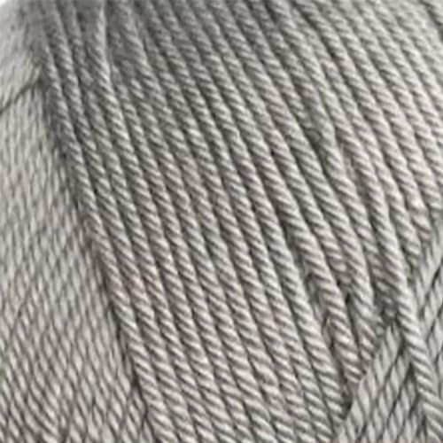 Estako Dream Soft Fine Microfiber Acrylic Yarn, Fingering Weight 1, Grey | thin, crocheting projects, 100 g, 382 yds, baby clothes, socks, sweaters, shawls, doilies, machine washable - color: 70997 - Grey, size: 1 Skein