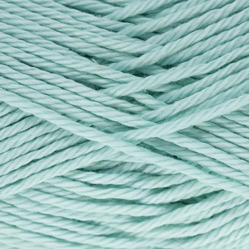 Estako Royal Cotton, 100% Mercerized Giza Cotton Yarn, Mint Green | soft, silky sheen, super fine, fingering 1, sock weight, 50 g, 137 yds, baby clothes, summer tops, amigurumi - color: 5082 - Mint Green, size: 1 Skein