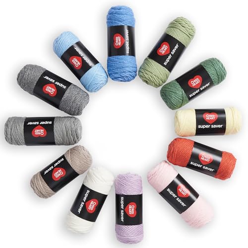 Red Heart Super Craft Kit Pastels, Yarn for Crocheting and Knitting - style: Super Craft Kit Pastels