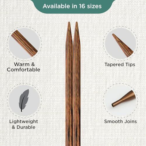 KnitPro Ginger Interchangeable Circular Needles 5" (13cm) | US Size 8 (5mm) - size: US 8 (5mm)