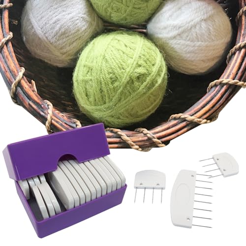 Verkelly Knit Blocking Pins Combs Set, White, 20 Pcs | Knit Blockers, For Knitting, Crochet, Lace, Needlework Projects - color: White