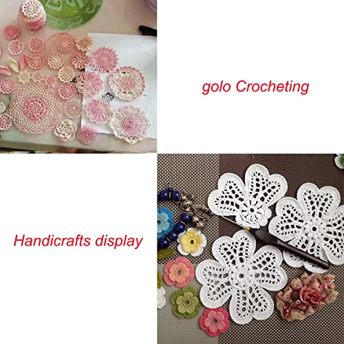 golo Crochet Thread Crochet Yarn for Hand Kniting Tatting Yarn 218 - color: 517 Gary