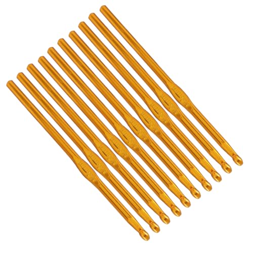 Bivethoi Aluminum Crochet Hook 6mm, 20 Pcs | Knitting Needles, Bulk Set, For Craft Yarn, For Beginners - size: 6mm