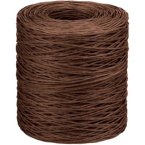 Syhood 1345 Feet Floral Vine Bind Wire Rustic Craft Wire, Brown | For DIY Craft Wrapping, Flower Bouquets Garland Arrangements, , Christmas Wreath Making - color: Brown, size: 1345 Feet