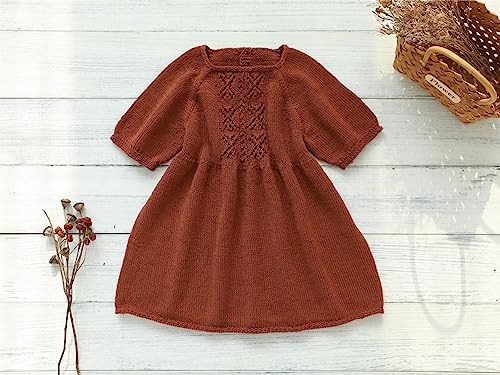 Fine Weight Knitted and Crocheted Cotton Yarn, 100% Long Staple Cotton Yarn, Baby Sports, 2 Packages of 100g/3.52oz (Per Skein 50g/162yards)-Cocoa Brown - color: PM20-Cocoa Brown