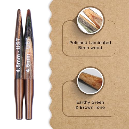 Knitter’s Pride Terra Interchangeable Needle 2""(5cm) - US 7(4.5mm) - size: 4.50mm