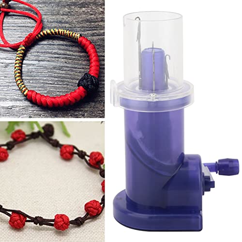 Knitting Machine, Hand Spool Knitter Manual Weaving Machine Hand Operated for DIY Craft Bracelet Weave Knitting