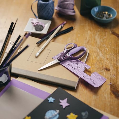 Fiskars SoftGrip Kids Scissors Set, Ages 8-15+, School & Craft, 3-Pack | Scissors with Safety Edge Blades for School or Crafting, Ergonomic Handles Designed for Growing Kids, Back to School Supplies - style: 3 Pack - Assorted Colors