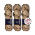 Circulo Veluna Yarn, 3-Skeins Same Dye Lot, Hand-Dyed Superwash Merino Wool, Fingering Weight, Premium Ultra Soft Luxury Fiber for Knitting & Crochet, Color 1708 - Angel - color: 1708 - Angel, style: 3-Pack