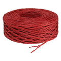 PATIKIL 328 Feet Raffia Ribbon, Raffia Yarn Paper Rope Twine String, Red | for Crochet Bags Craft Festival Gifts Bouquets Wrapping - color: Red