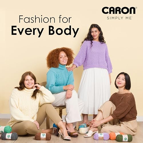Caron Simply Me Citrine Yarn - 2 Pack of 200g / 7oz - 62% Acrylic 20% Nylon 18% Wool - #5 Bulky - 246Yards - Knitting/Crochet - color: CITRINE