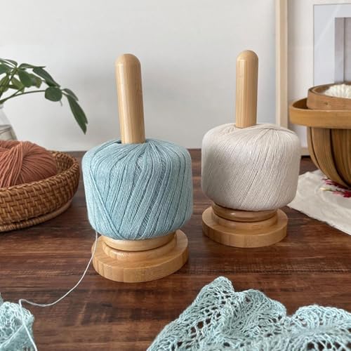 1Pc Detachable Yarn Winder, Desktop Rotating Spool Holder, Suitable for Storing and Organizing Yarn Balls.