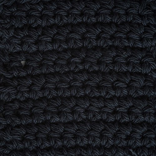 Lily 10200100002 Sugar 'N Cream The Original Solid Yarn, 2.5oz, Medium 4 Gauge, 100% Cotton - Black - Machine Wash & Dry - color: Black, size: 2.5 oz