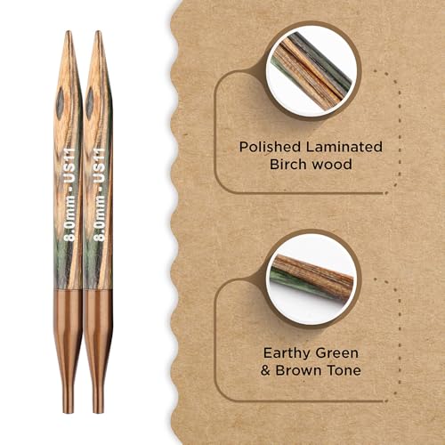 Knitter’s Pride Terra Interchangeable Needle 4""(10cm) - US 11(8mm) - size: 8.00mm