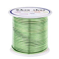 12 Gauge(2mm) Aluminum Wire 35 Yards Anodized Metal Wire for Bonsai Armature Crafting Sculpting Jewelry Craft Making Beading Floral (Light Green, 12 Gauge) - color: Light Green