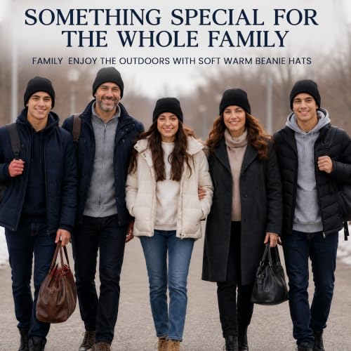 Yacht & Smith Wholesale Beanie and Glove Winter Bulk Kit, Kids Adults Bulk Sets, Homeless Donation Shelters - color: 120 Packs Adult Black Hat