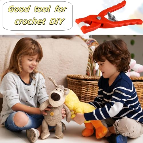 2 Pcs Safety Eye Tool for Crocheting Auxiliary Tool for 5-30mm Stuffed Animals Safety Eyes Making Supplies