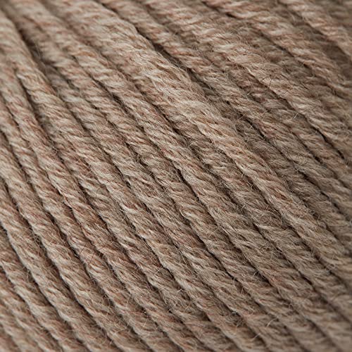 100% Merino Wool Yarn, 6-Ply Luxurious and Soft Yarn for Hand Knitting & Crocheting, 1.76 OZ/50g, 127 yds/116 Meters (Camel, 3 Balls) - color: camel, size: 3 balls