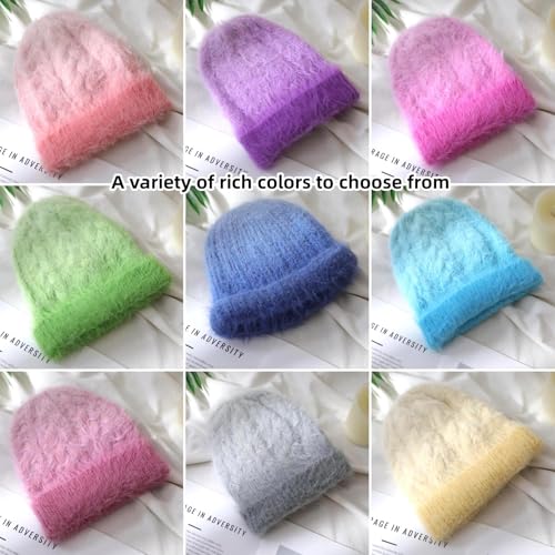 Snowbaby Wool Acrylic Blend Long Pile Yarn,(Worsted) Long Gradient Yarn for Knitting and Crocheting DIY Scarves, Shawls, Blankets, and Clothing, 2x3.52oz/100g 207yds(01-Sakura) - color: J01-Sakura