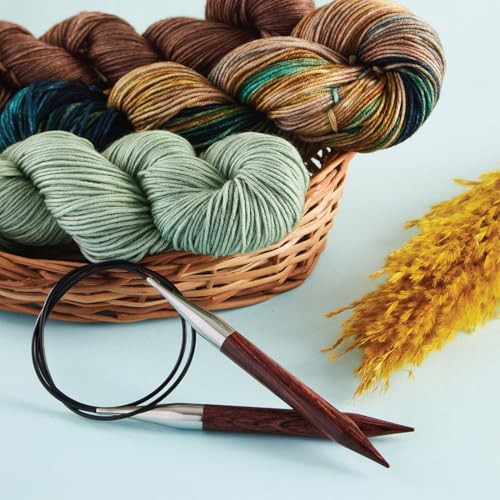 KnitPro Dreamz Fixed Circular Needles 16" (40cm) | US Size 10.5 (6.5mm) - size: US 10.5 (6.5mm)