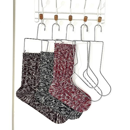 12Pcs Sock Blockers for Knitting & Crochet, Sock Drying Hanger | Metal, for adults and kids, 6 different sizes, 2pcs of each size, sock hanger for drying and knitting, smooth, won't snag - size: 12pcs 6size