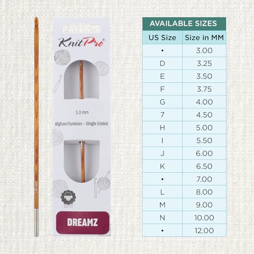 KnitPro Dreamz Afghan/Tunisian Crochet Hook | 3mm - size: 3.00 mm