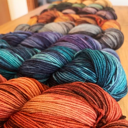Troyarn Comfort Feet (1- Skein Pack) Hand Painted Yarn 75% Superwash Merino Wool and 25% Polyamide (Fine/Sport 2 Weight) / 3.52 Oz - 100 gr / 360 Yard - 330 mt (11268 - Spice Route) - color: 11268, size: 1 Skein