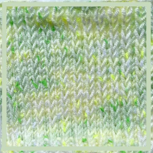 Tweed Twinkles Soft Baby Yarn DK Acrylic, 4-Pack (696Yds/400G), Mint Green | Acrylic Baby Blanket Knitting Yarn with Free Patterns - Size 3 DK Light Worsted Weight Yarn for Crocheting with Flecks - color: Mint Green, size: Pack of 4