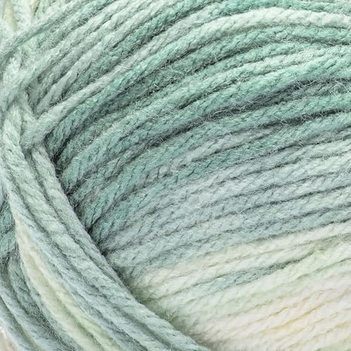 Loops & Threads Sage Impeccable Pastel Yarn – Medium Weight Yarn for Knitting, Crochet, Weaving, Arts & Crafts, 18 Pack - color: Sage Multi
