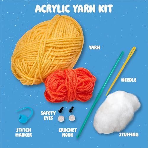 Bucilla, Complete Crochet Kit, Delilah the Duck, 5" - color: Delilah the Duck
