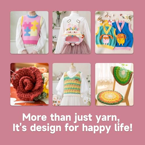 Susan’s Family Soft Cotton Yarn, 5 Ply, 3 x 100g - Cannoli Cream | 60% Cotton 40% Acrylic - Soft & Durable- 438 Yards for Knitting & Crocheting - Baby Blankets, Amigurumi, Sweaters & More - color: 02#Cannoli Cream