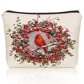 Cardinal Makeup Bag Mom Gift: Cute Red Bird Flower Themed Cosmetic & Toiletry Organizer Pouch For Daughters, Sisters, Friends,Teen Girls & Women.Ideal Christian Gift For Travel, Birthdays. - style: Cardinal Birds