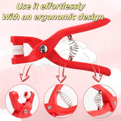 2 Pcs Safety Eye Tool for Crocheting Auxiliary Tool for 5-30mm Stuffed Animals Safety Eyes Making Supplies