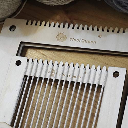 Hand U Journey Rectangle Weaving Loom Kit 7.9''x11.8'' and 5.3''x7.8'', 2 Set with Weaving Tools and 16 Pages Instruction Book-Size M - size: 7.9''x11.8'' &5.3''x7.8''