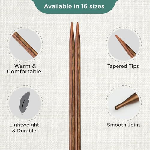 KnitPro Ginger Interchangeable Circular Needles 5" (13cm) | US Size 5 (3.75mm) - size: US 5 (3.75mm)