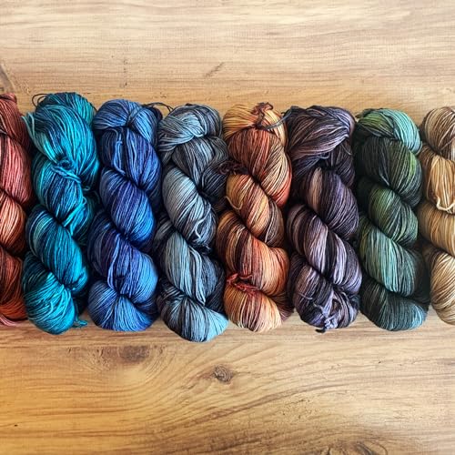 Troyarn Comfort Feet (2- Skeins Pack) Hand Painted Yarn 75% Superwash Merino Wool and 25% Polyamide (Fine/Sport 2 Weight) / (2 x 3.52 Oz - 2 x 100 gr) / (2x360 Yard-2x330 mt)(11268 - Spice Route) - color: 11268, size: 2 Skein