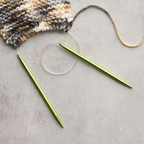 16" Plastic Circular Knitting Needles by Loops & Threads - US 7/4.5mm Knitting Needles for Yarn - 1 Pack - size: US 7 / 4.5mm