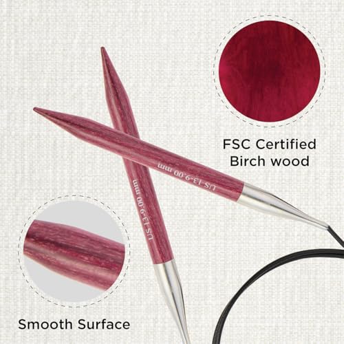 KnitPro Dreamz Fixed Circular Needles 16" (40cm) | US Size 13 (9mm) - size: US 13 (9mm)