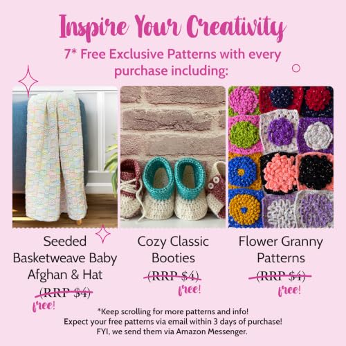 Tweed Twinkles Soft Baby Yarn DK Acrylic 4-Pack (696Yds/400G) Orchid Purple | Acrylic Baby Blanket Knitting Yarn with Free Patterns - Size 3 DK Light Worsted Weight Yarn for Crocheting with Flecks - color: Orchid Purple, size: Pack of 4