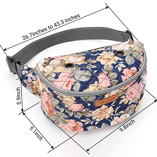 Yarn Crossbody Waist bag Small Yarn Storage Organizer for Yarn Skeins-Organizer for Crochet Hooks and Accessories - color: Peony